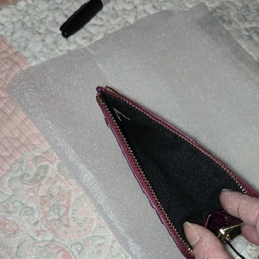 Brahmin Lennon Credit Card Wallet in Sugar Plum Melbourne. NWT. - Picture 11 of 14